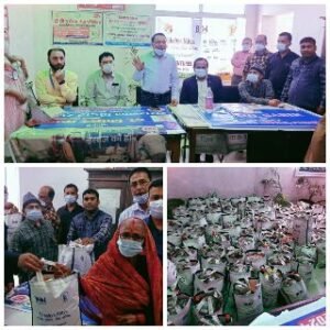 पूर्णिया बिहार 28 फरवरी 25* निक्षय मित्र कार्यक्रम के तहत टीबी मरीजों को उपलब्ध कराया फूड पैकेट्स ।