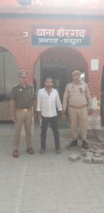 मथुरा 12 मार्च 2025* एक अभियुक्त को एक अवैध तमन्चा मय 01 जिन्दा कारतूस सहित किया गिरफ्तार।*