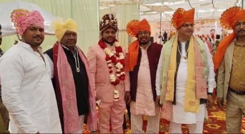 मथुरा01मार्च25*वीरांगना रानी अवंतीवाई लोधी समाज सामूहिक विवाह समारोह ने कराया पांच जोड़ों का विवाह,