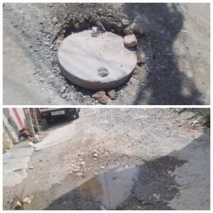 देहरादून03मार्च25*शहरी विकास विभाग द्वारा सीवर पानी और सड़कों के आधे अधूरे कार्यों से आम जन मानस में रोष,