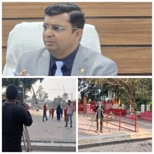 पूर्णिया बिहार4मार्च 25 *मां पूरन देवी मंदिर परिसर में पर्यटकीय सुविधाओं के विकास हेतु टोपोग्राफिकल सर्वे का कार्य प्रारंभ*