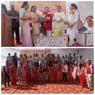 कानपुर देहात 6 फरवरी 2025*मा0 मुख्यमंत्री सामूहिक विवाह योजनान्तर्गत 49 जोड़ों का सामूहिक विवाह कार्यक्रम हुआ सम्पन्न।*