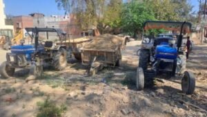 कानपुर देहात 7 मार्च 2025 अवैध खनन मे ट्रैक्टर ट्राली वा हाइड्रा सीज।*