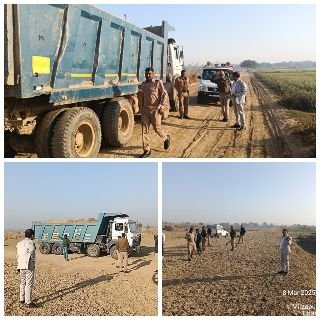 मिर्जापुर:8 मार्च 25 *अवैध खनन पर उप जिलाधिकारी का चला हंटर*