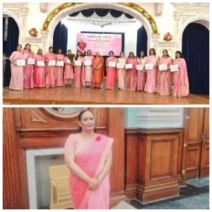 लखनऊ09मार्च25*डॉ० सुनीता पाण्डेय को राज्यपाल ने किया सम्मानित