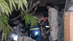 पंजाब09मार्च25*लुधियाना में बिल्डिंग गिरी,11 मजदूरों बाहर निकाला गया एक की मौत*