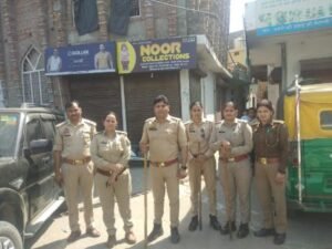 सहारनपुर14मार्च25*होली पर्व एवं जुम्मे की नमाज को सकुशल संपन्न कराने के लिए पैदल गश्त किया गया