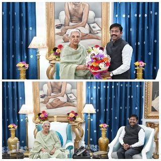 लखनऊ15मार्च25*मंत्री नन्दी ने राज्यपाल से भेंट कर दी होली की शुभकामनाएं*भारत की सनातन परम्परा का प्रमुख पर्व है होली:राज्यपाल*