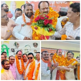 ज्ञान पुर भदोही16मार्च25*भाजपा जिलाध्यक्ष की पुनः ताजपोशी पर स्वागत समारोह आयोजित।