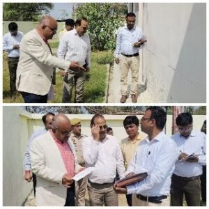 कानपुर नगर17मार्च25*जिलाधिकारी ने आज नवनिर्मित राजकीय पौधशाला, चंपतपुर निरीक्षण किया।