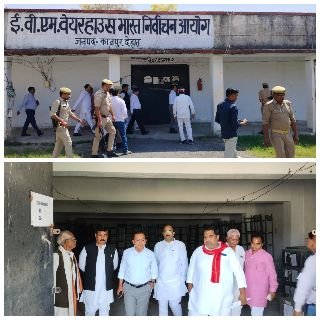 कानपुर देहात 19 मार्च 2025*जिलाधिकारी ने ईवीएम वेयरहाउस का किया त्रैमासिक निरीक्षण, दिये निर्देश*