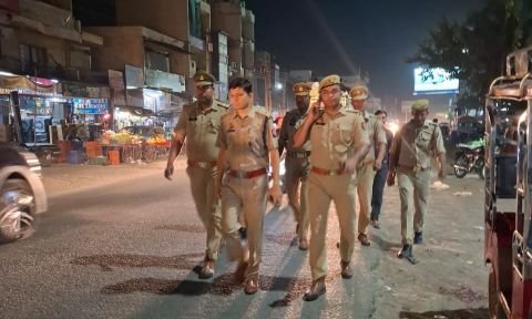 मथुरा 20 मार्च 2025 *पैदल गश्त*