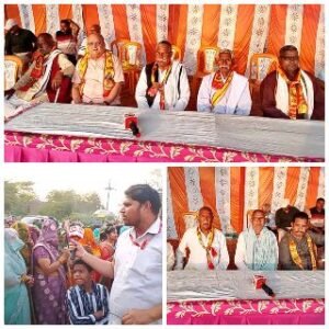 मथुरा 20 मार्च 2025* गांव मांट बैरू बाबा मंदिर के मैदान में हुई धूमधाम से लट्ठ मार होली।