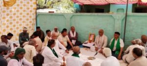 मथुरा21मार्च25*भारतीय किसान यूनियन के पदाधिकारियों ने गढ़ी मंगली पहुंचकर जताया शोक*