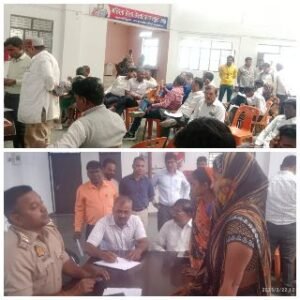 कौशाम्बी22मार्च25*समाधान दिवस में एसओ कोखराज ने सुनी फरियादियों की समस्या*