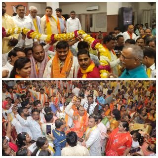 मथुरा22मार्च25*भाजपा की आत्मा कार्यकर्ताओ के परिश्रम में बसती,मैं सदैव कार्यकर्ताओ की आवाज बनकर काम करूंगा -- राजू यादव*