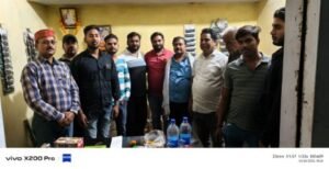 वाराणसी24मार्च25*पत्रकार प्रेस क्लब के प्रदेश अध्यक्ष श्री घनश्याम पाठक ने फीता काटकर उद्घाटन किया उद्धाटन