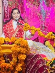 रायबरेली25मार्च25*भागवत कथा के आखिरी दिन हजारों श्रोताओं ने भागवत कथा का किया रसपान।