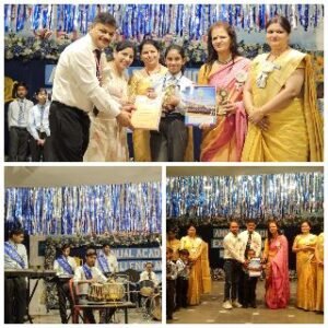 मिर्जापुर:25 मार्च 25 *वार्षिक रिपोर्ट डे पर क्लास टॉपर्स को किया गया पुरस्कृत*