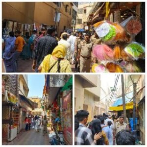 मथुरा27 मार्च 2025*निरीक्षण-श्री बांके बिहारी जी मन्दिर*