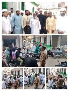 कानपुर नगर28मार्च25*सरसौल में अलविदा की आखिरी नमाज के साथ आज हुआ रमजान की रुखसती का एलान, पुलिस फोर्स रहीं तैनात