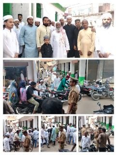 कानपुर नगर28मार्च25*सरसौल में अलविदा की आखिरी नमाज के साथ आज हुआ रमजान की रुखसती का एलान, पुलिस फोर्स रहीं तैनात