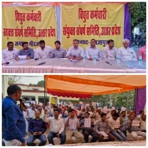 मिर्जापुर: 28 मार्च 25 *ऊर्जा मंत्री के बयान से भड़के बिजली कर्मी और अभियंता*