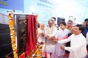 ग्वालियर30मार्च25*आरोग्यधाम सुपर स्पेशलिटी चिकित्सालय के भूमिपूजन हुआ।