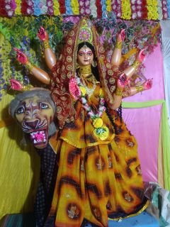 हमीरपुर31मार्च25*थाना कुरारा के अलग अलग ग्रामों मे टेंट पंडाल लगा कर माता आदिशक्ति स्थापना