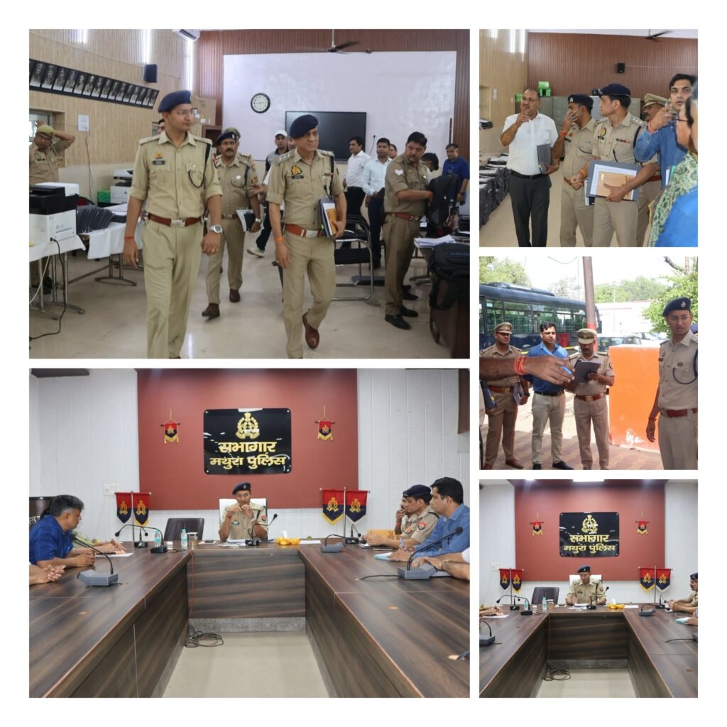 मथुरा21अप्रैल25*उ0प्र0पुलिस भर्ती में चयनित अभ्यर्थियों के डॉक्टरी परीक्षण हेतु वार्ता की गई।