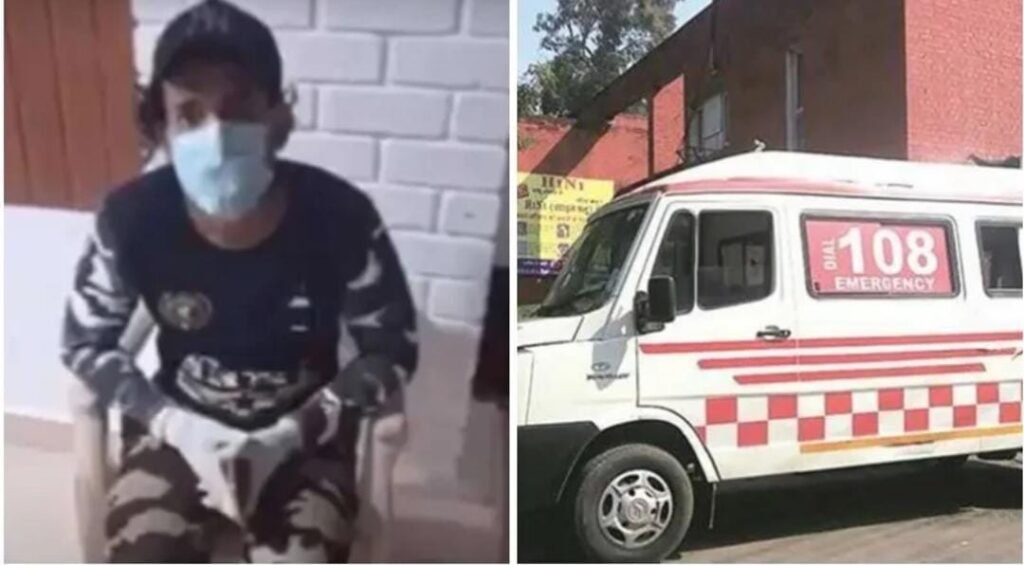 केरल14अप्रैल25कोरोना पीड़िता को अस्पताल ले जाने की जिम्मेदारी