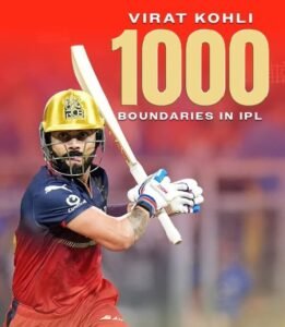नई दिल्ली15अप्रैल25विराट कोहली IPL में 1000 चौके और छक्के