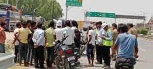 कौशाम्बी15अप्रैल25*तेज रफ्तार बस ने साइकिल सवार बालिका को रौंदा मौके पर ही मौत*