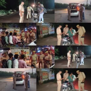 सहारनपुर20अप्रैल25 में पुलिस की सघन चेकिंग: कानून-व्यवस्था और अपराध नियंत्रण पर जोर