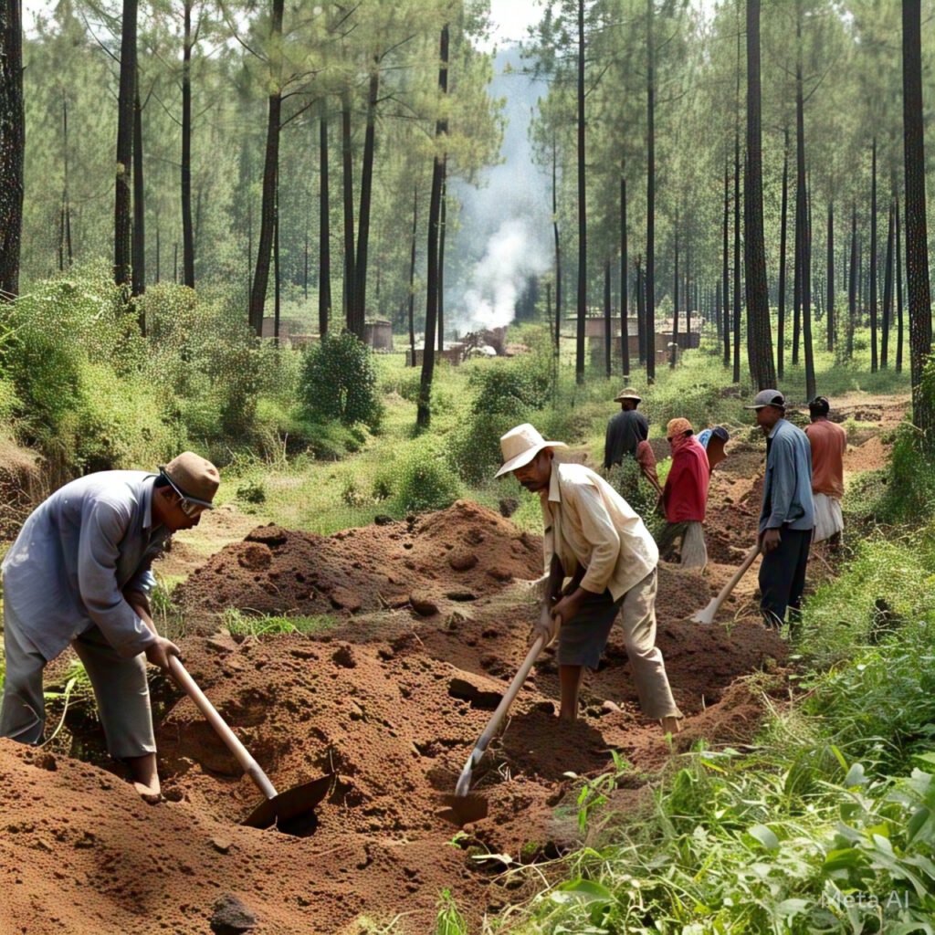 सहारनपुर 22अप्रैल25में मिट्टी खनन का अवैध कारोबार एक गंभीर मुद्दा है,