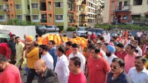 जमशेदपुर झारखंड22अप्रैल25*करणीसेना के राष्ट्रीय उपाध्यक्ष विनय सिंह का आज तीसरे दिन अंतिम संस्कार।