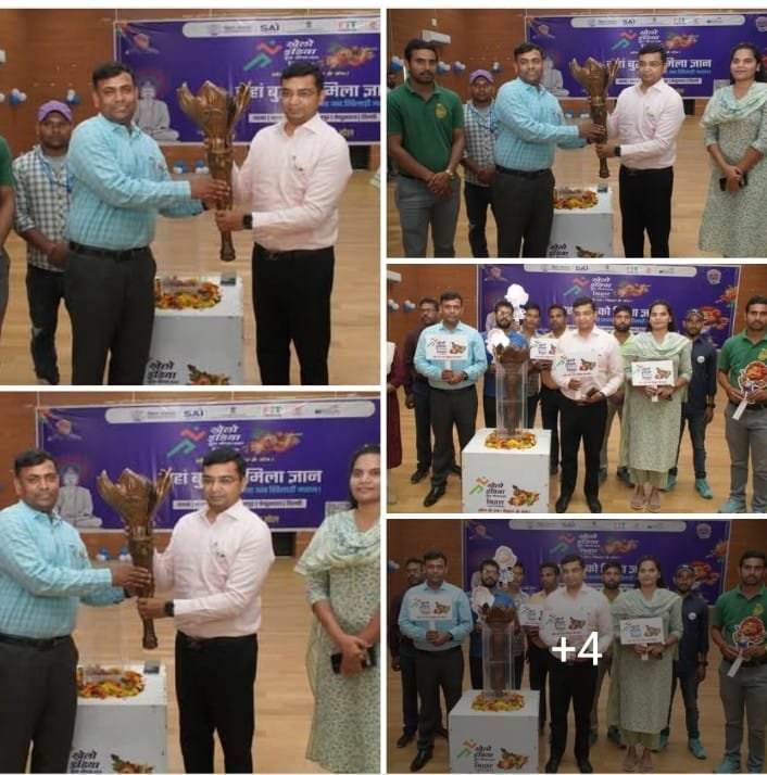 पूर्णिया बिहार 25 मार्च 25*खेलो इंडिया यूथ गेम्स बिहार 2025 टॉर्च टूर कार्यक्रम के तहत मशाल गौरव यात्रा का हुआ भव्य स्वागत