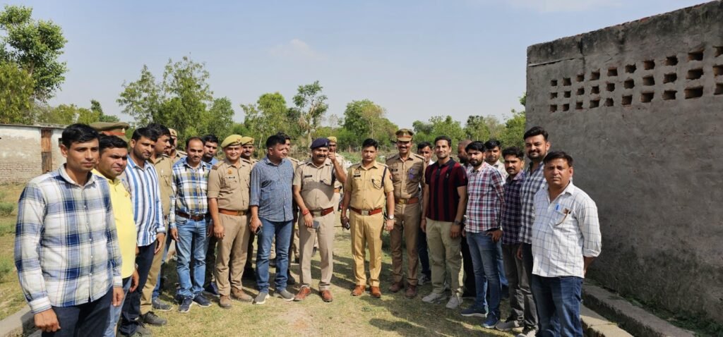 मथुरा 26 अप्रैल 25*पुलिस मुठभेड*थाना गोविन्द नगर, मथुरा*