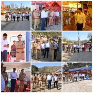 सहारनपुर03अप्रैल25*माँ शाकुंभरी देवी मेला: डीएम-एसएसपी ने लिया जायजा, सुरक्षा और स्वच्छता पर जोर*