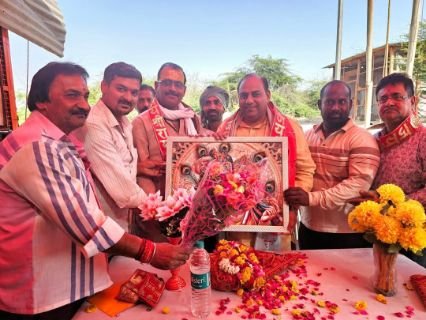 मथुरा02अप्रैल25*भाजपा महानगर अध्यक्ष राजू यादव का प्रदेश केसरी सहित पहलवानों ने किया स्वागत।