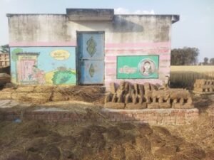 सिद्धार्थनगर03अप्रैल25*लाखों की लागत से बने सामुदायिक शौचालयों में वर्षों से लटक रहा ताला