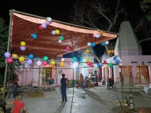मथुरा05अप्रैल25*पथवारी मंदिर हसनपुर पर हुआ माता रानी का जगराता*