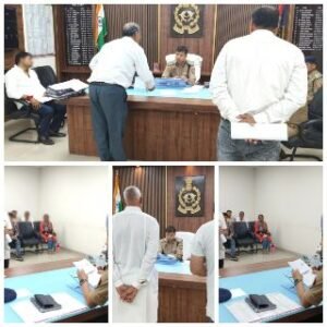 मथुरा 7 अप्रैल 2025*जनसुनवाई*