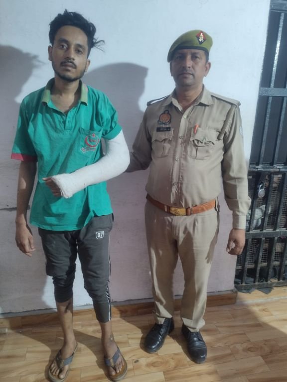 मथुरा 7 अप्रैल 2025*अन्तर्राज्यीय गैंग के वांछित चल रहे अभियुक्त को गिरफ्तार किया* मथुरा 7 अप्रैल 2025*अन्तर्राज्यीय गैंग के वांछित चल रहे अभियुक्त को गिरफ्तार किया*