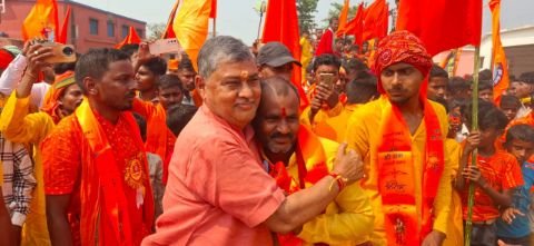 पूर्णिया बिहार 8 अप्रैल 25* रामनवमी के शुभ अवसरपर निकल गई,आकर्षित झांकी