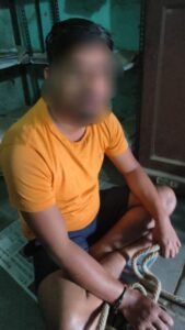 पूर्णिया बिहार 9 अप्रैल 25* गुप्त सूचना के आधार पर एक अभियुक्त को देशी कट्टा के साथ गिरफ्तार।