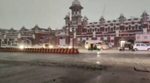 लखनऊ: 10अप्रैल25दिन के उजाले में छाया अंधेरा, बारिश ने सुबह सुबह करा दिया स्नान*