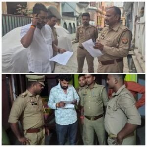 लखनऊ10अप्रैल25*महाराणा सांगा पर गलत टिप्पणी को लेकर करणी सेना द्वारा विरोध प्रदर्शन की सूचना पर।