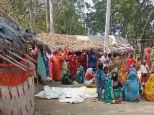 अयोध्या11अप्रैल25*खेत मे लगे कंटीले तार में उतरे करंट की चपेट में आकर युवक की मौत