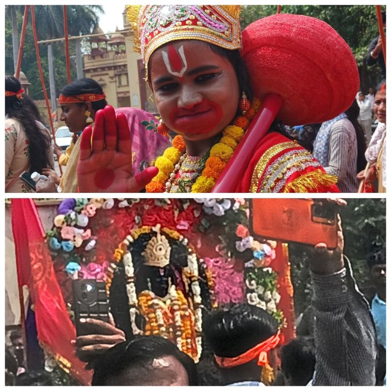 वाराणसी12अप्रैल25श्री हनुमान ध्वजा यात्रा की ऐतिहासिक शोभायात्रा निकली* वाराणसी12अप्रैल25श्री हनुमान ध्वजा यात्रा की ऐतिहासिक शोभायात्रा निकली*